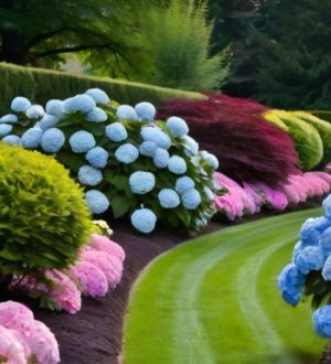 Гортензия в ландшафтном дизайне: секреты создания идеального сада