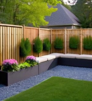 Как превратить забор из сетки рабицы в произведение искусства: идеи и вдохновение для вашего участка