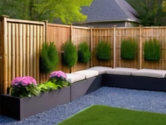 Как превратить забор из сетки рабицы в произведение искусства: идеи и вдохновение для вашего участка