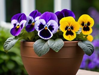 Виола в кашпо: секреты успешного выращивания и ухода для пышного цветения