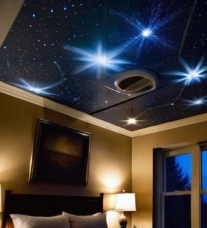 Звездное небо на потолке: создаем атмосферу уюта и релаксации в вашем доме