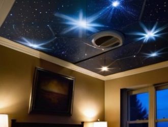 Звездное небо на потолке: создаем атмосферу уюта и релаксации в вашем доме