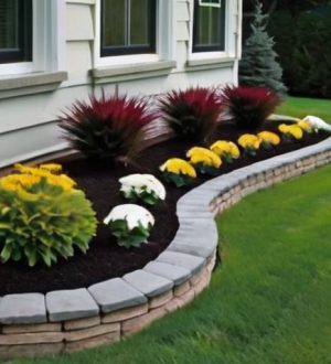 Эстетика и защита: как выбрать и установить идеальное ограждение для клумбы