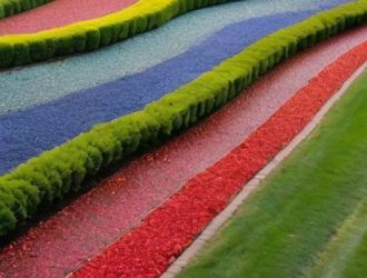 Как покрасить щебень для ландшафтного дизайна: от выбора краски до ухода за материалом