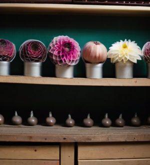 Как сохранить луковицы георгинов зимой для пышного цветения весной