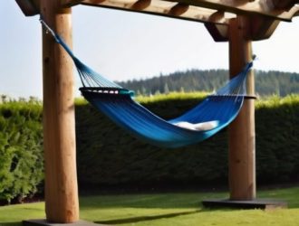 Как установить гамак на даче без деревьев: практическое руководство для комфортного отдыха