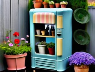 Как вдохнуть новую жизнь в старый холодильник: креативные идеи для дачи и сада