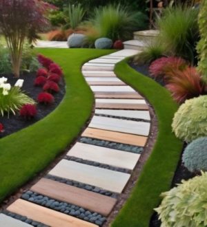 Как выбрать идеальное покрытие для садовых тропинок: от камня до экологичных решений