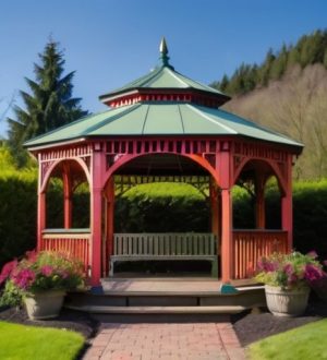 Как выбрать идеальную краску для деревянной беседки: советы по долговечности и уходу