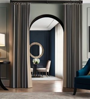 Как закрыть арку стильно и функционально: от раздвижных дверей до декоративных панелей