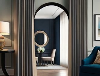 Как закрыть арку стильно и функционально: от раздвижных дверей до декоративных панелей