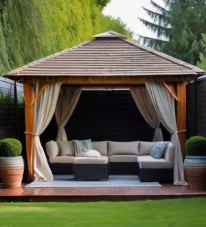 Как защитить беседку от солнца и ветра: практические решения для уюта и комфорта на вашем участке