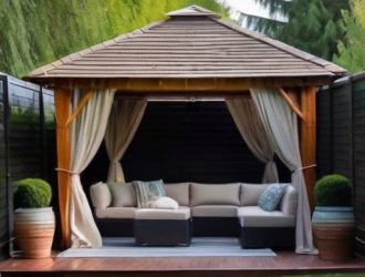 Как защитить беседку от солнца и ветра: практические решения для уюта и комфорта на вашем участке