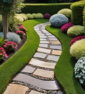 Создаем идеальные садовые дорожки: от природных материалов до креативных решений