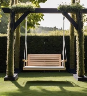 Создаем уют: как построить уличные качели своими руками для идеального отдыха в саду