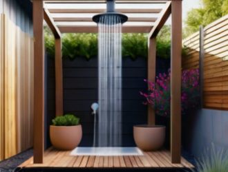 Создайте оазис на своем участке: полное руководство по строительству и оформлению летнего душа в саду