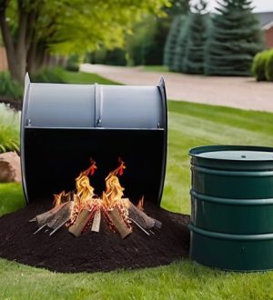 Сжигание травы на участке: безопасно и законно ли использовать бочку?