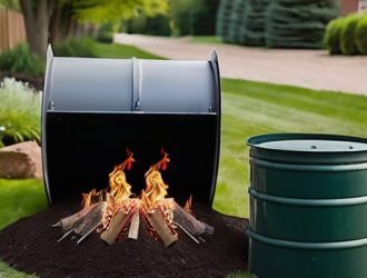 Сжигание травы на участке: безопасно и законно ли использовать бочку?