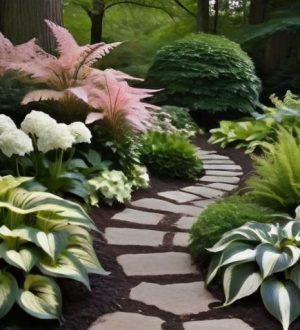 Зеленый уголок: Как выбрать и ухаживать за многолетниками на северной стороне дома