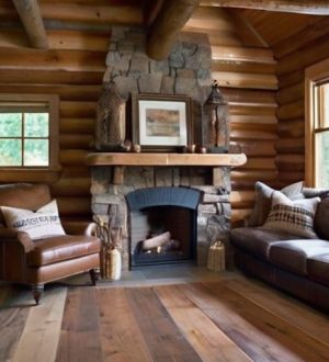 Как оформить интерьер деревянного дома: советы по отделке и материалам