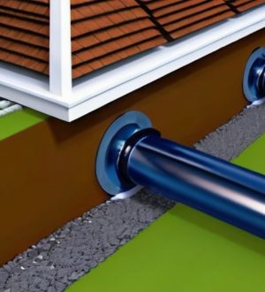 Как самостоятельно создать эффективный отлив для крыши из канализационных труб?