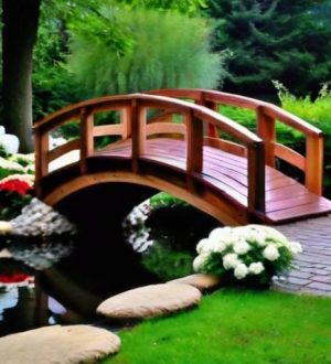 Как создать уникальный декоративный мостик: пошаговое руководство для вашего сада