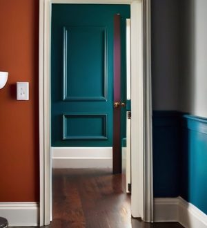 Обновление интерьера: как перекрасить межкомнатные двери из шпона своими руками