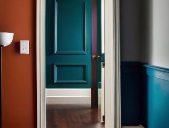 Обновление интерьера: как перекрасить межкомнатные двери из шпона своими руками