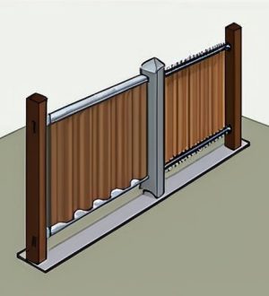 Правильное крепление профлиста на забор: секреты долговечности и надежности