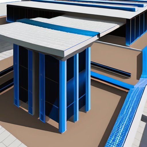 Архитектурный чертеж с деталями расширительных швов между двумя зданиями, с аннотациями и указанием материалов.