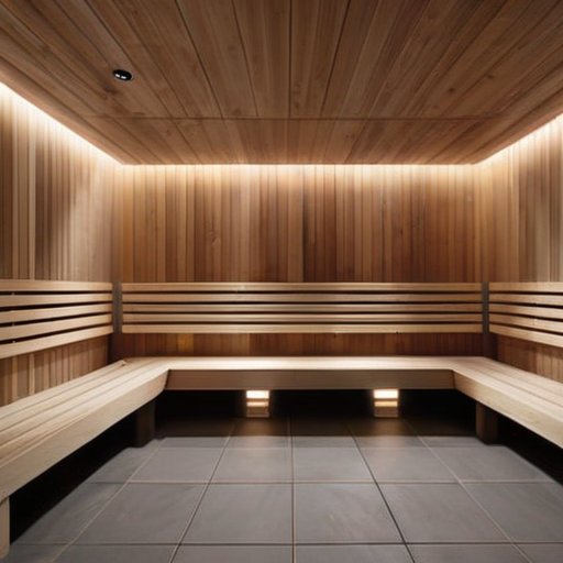 Уютная сауна с вентиляцией, деревянными скамьями и каменными стенами.