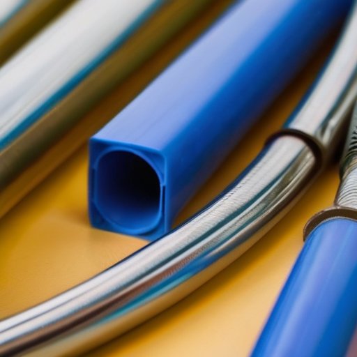 Современная система водоснабжения: сечение с вентиляционными трубами, фитингами и инструментами.