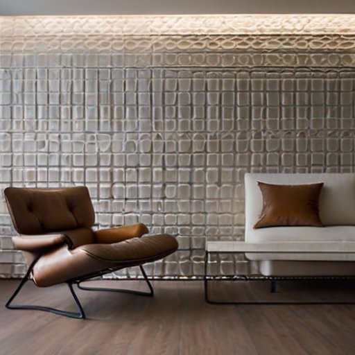 Установка гибкой каменной панели на современную стену.