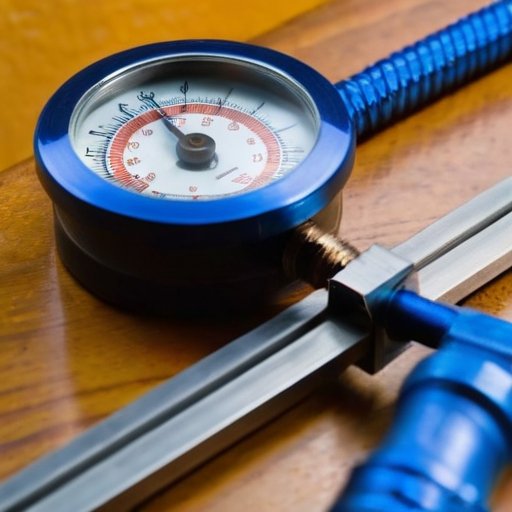 Чистое и организованное рабочее место для холодной сварки с инструментами, металлическими деталями, термометром и гигрометром, подчеркивающее важность подготовки поверхности.