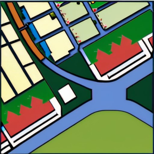 Детализированная кадастровая карта с границами, символами землевладения и легендой.