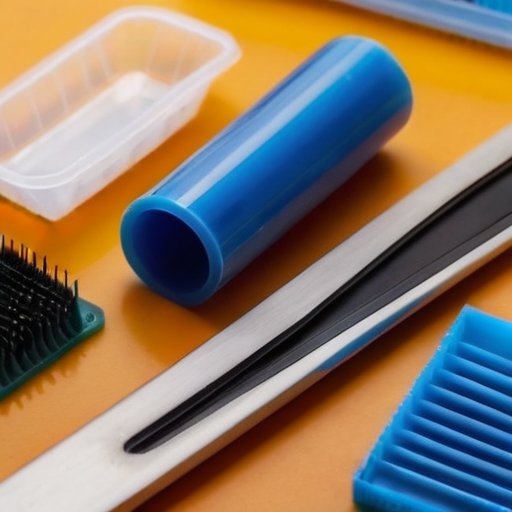 Чистое рабочее место с инструментами для удаления жидких гвоздей с пластика.