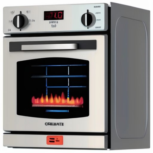 Современный газовый прибор с цифровым экраном и ошибкой