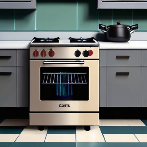 Современная кухня с газовой плитой, манометром и советами по безопасности.