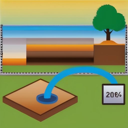 Строительная площадка с полусухой стяжкой и схемой полива.