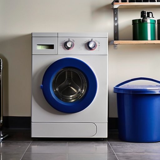 Современный косвенный котел в утилитарной комнате с инструментами и списком задач по обслуживанию.