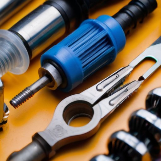 Чистое и организованное рабочее место для обслуживания газовых инжекторов с инструментами и разборкой инжектора.