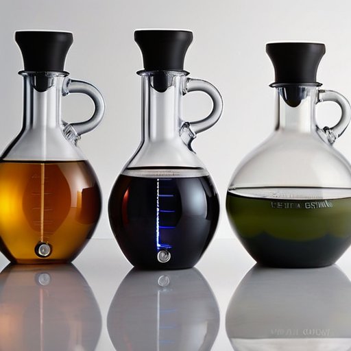 Разнообразие сифонов на минималистичном столе: кухонный, лабораторный и декоративный.