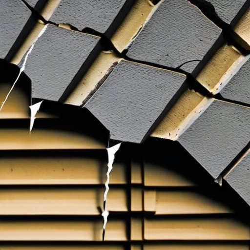 Близкий план треснувшей бетонной стены с разными трещинами и признаками влаги.