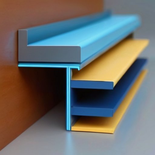 Современный интерьер с элегантным плинтусом на клипсах и инструментами для установки.