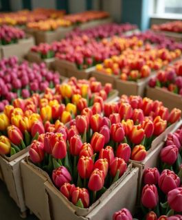 Как выбрать качественные тюльпаны оптом к 8 Марта